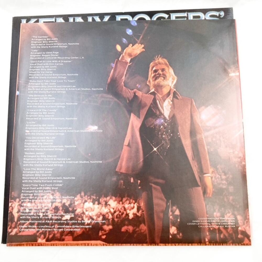 Greatest Hits Kenny Rogers Country Pop Crossover Vinyl LP Used Liberty Records